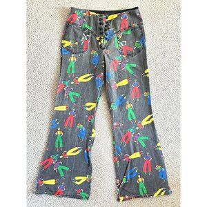 Vintage 70s Jack Wendy Winter Flare Pants Lace Up Kidcore Indie Kid‎